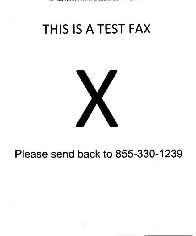fax page