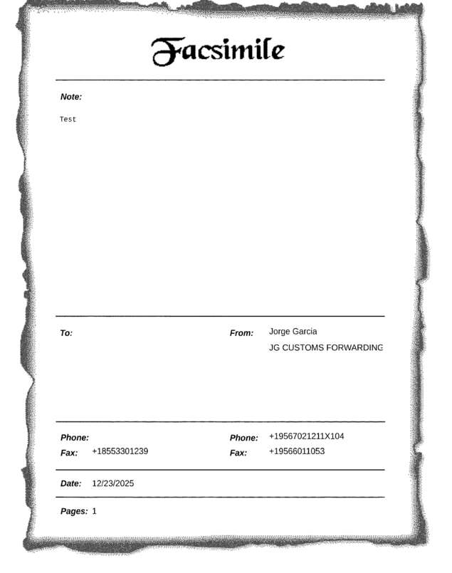 fax page
