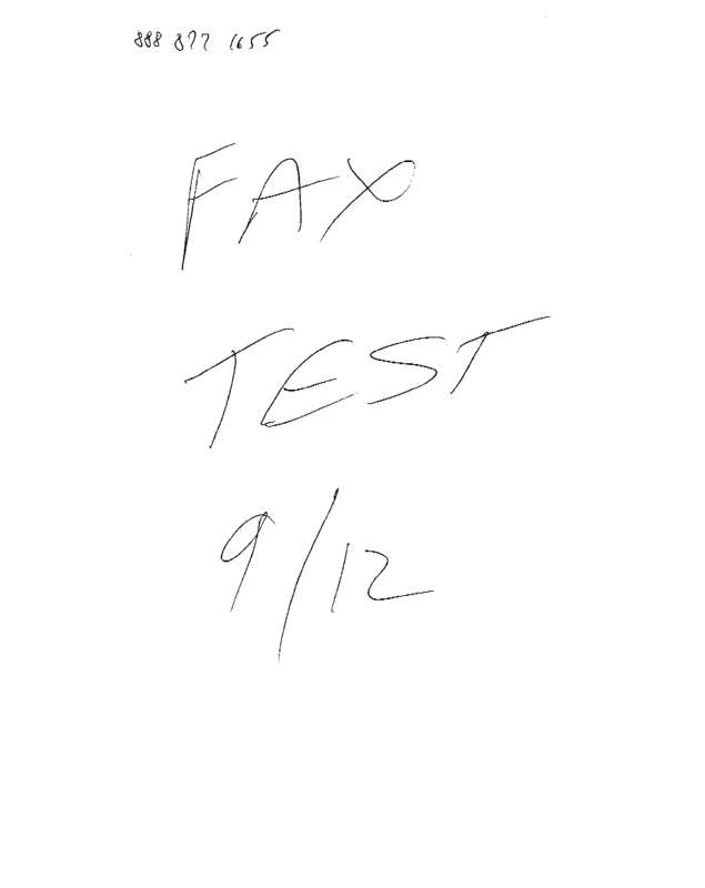 Fax page