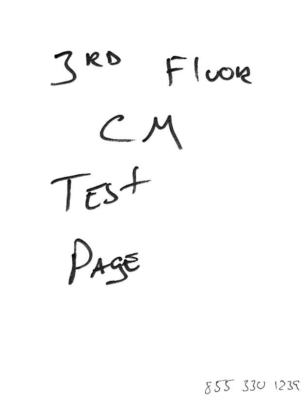 Fax page