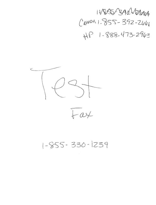 fax page
