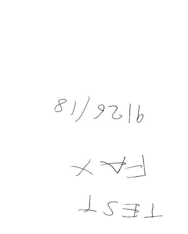 Fax page