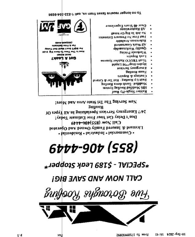 Fax page