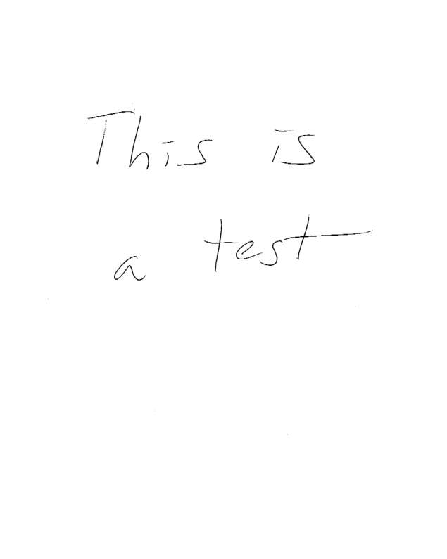 Fax page