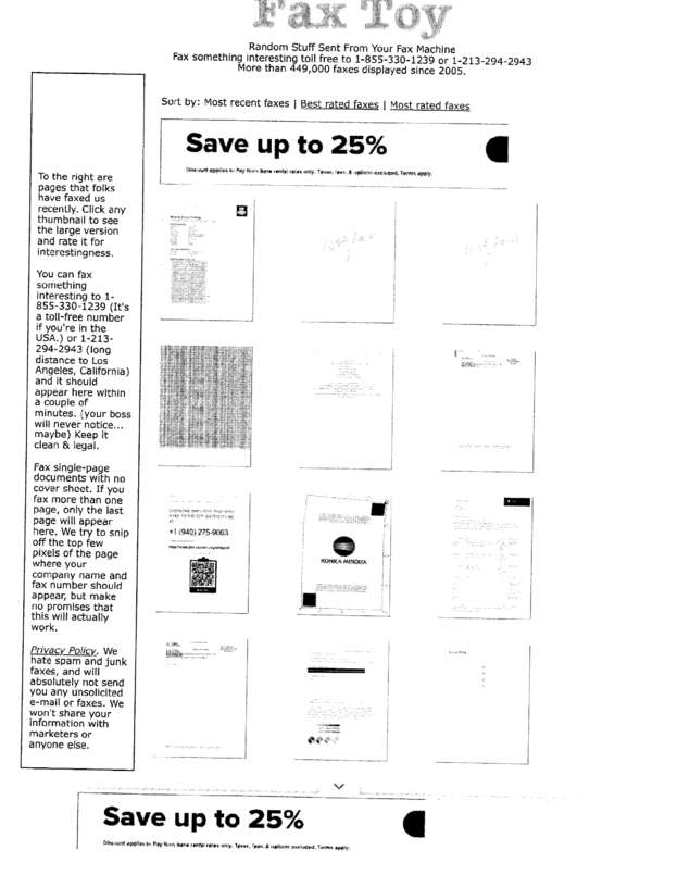 fax page