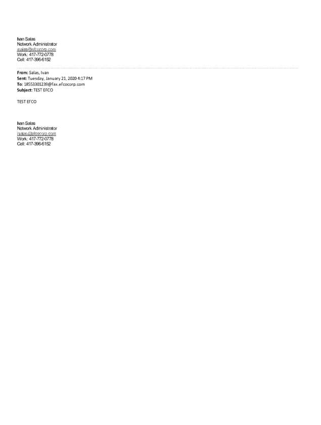 Fax page