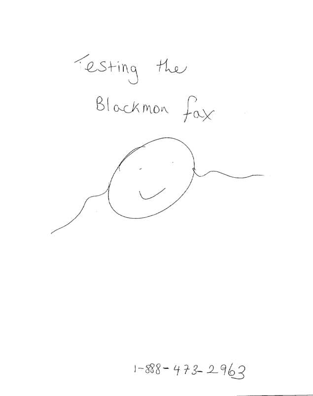 Fax page