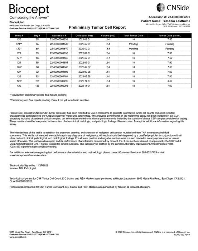 Fax page