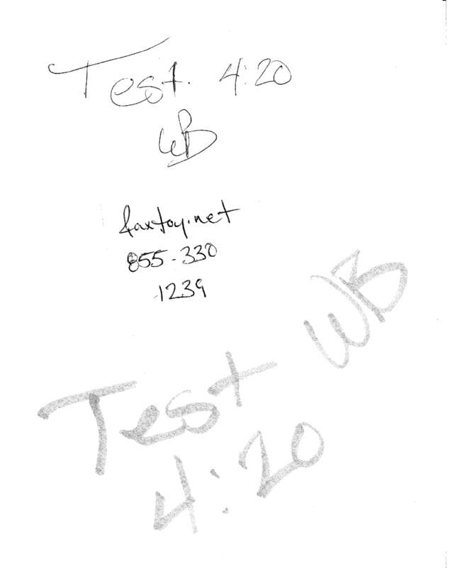 fax page