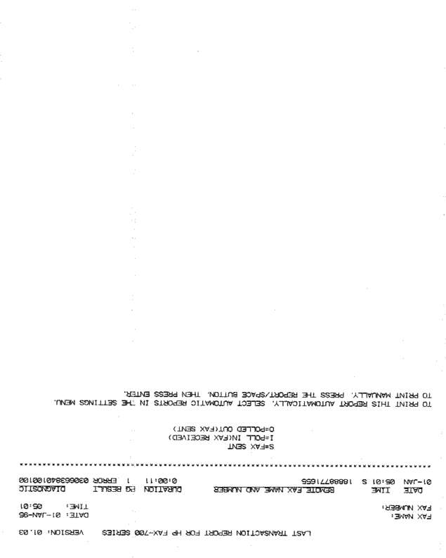 Fax page