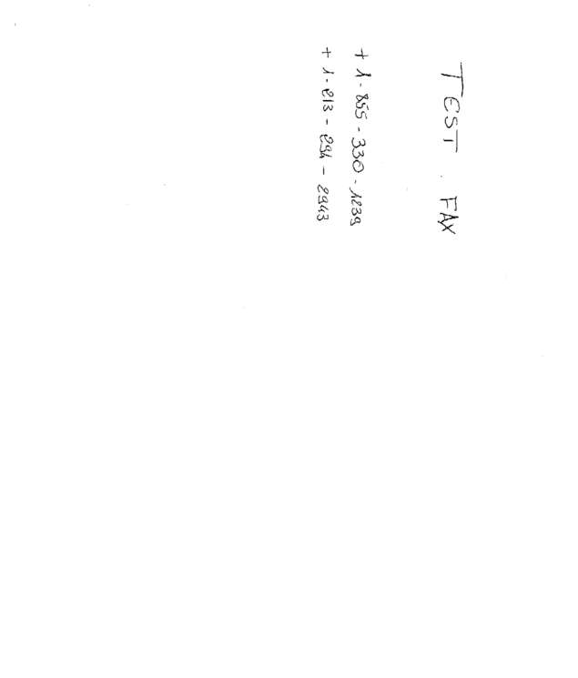 fax page