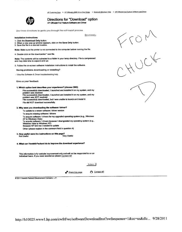 Fax page