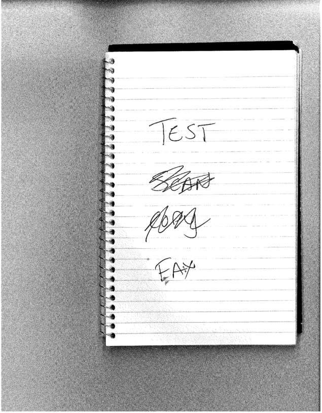 Fax page