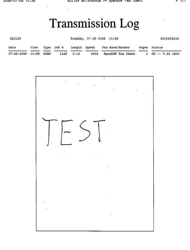 fax page