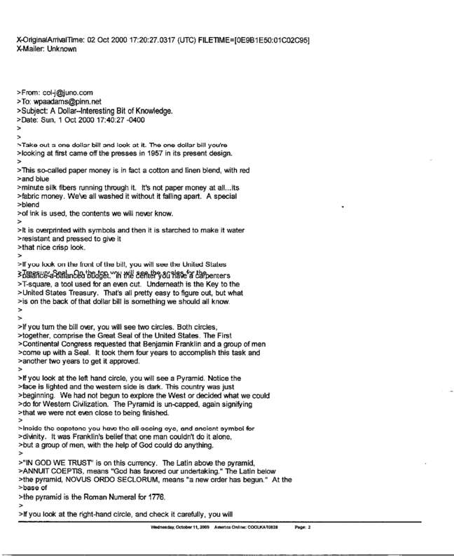Fax page