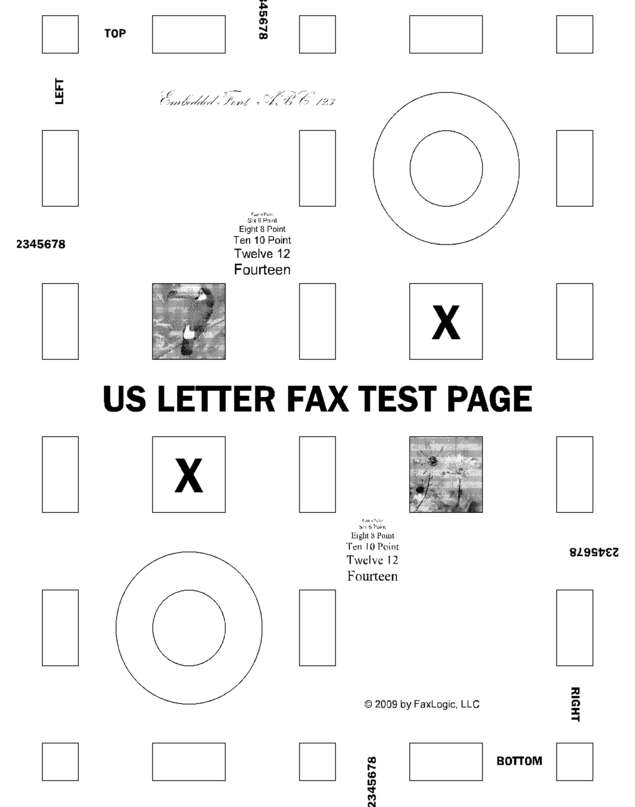 Fax page