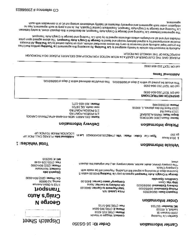 Fax page