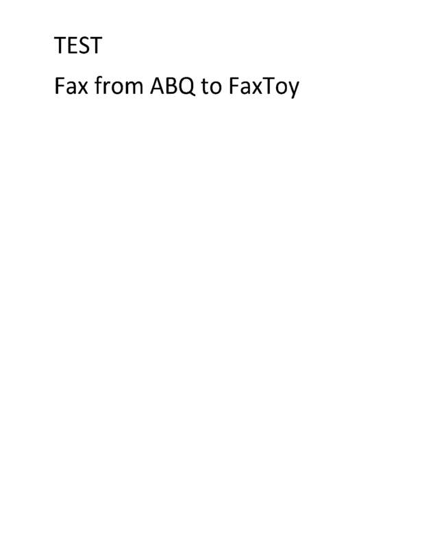 fax page