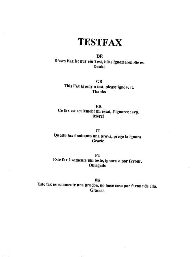 fax page