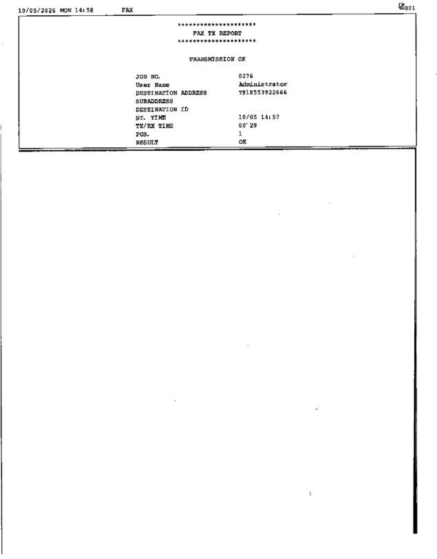 fax page