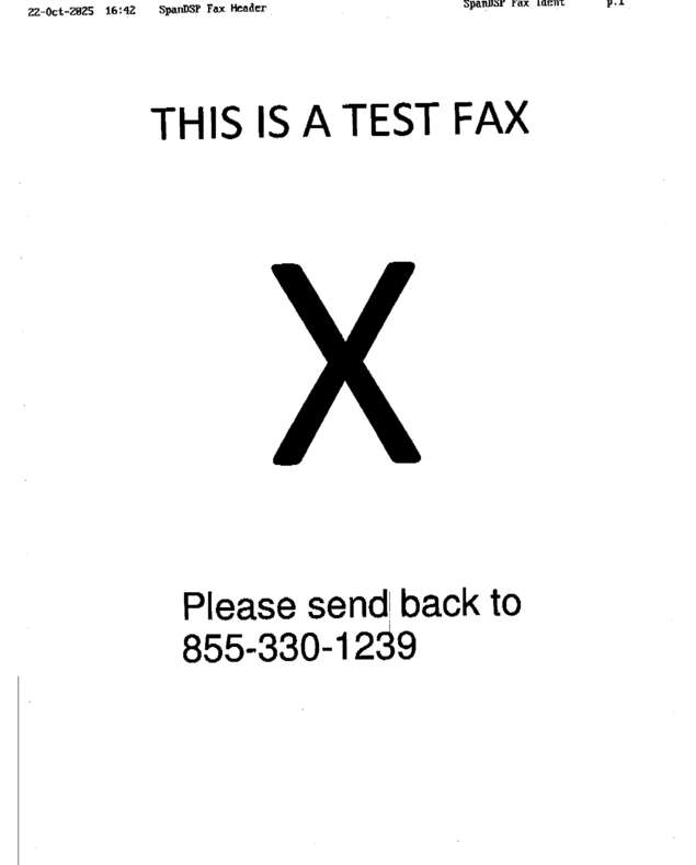 fax page