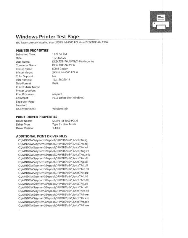 fax page