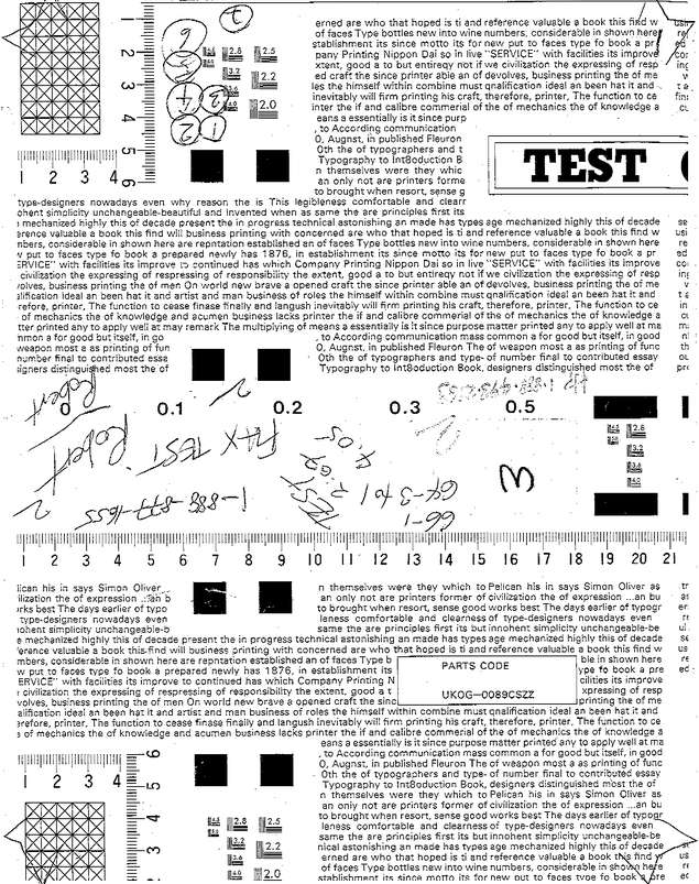 Fax page