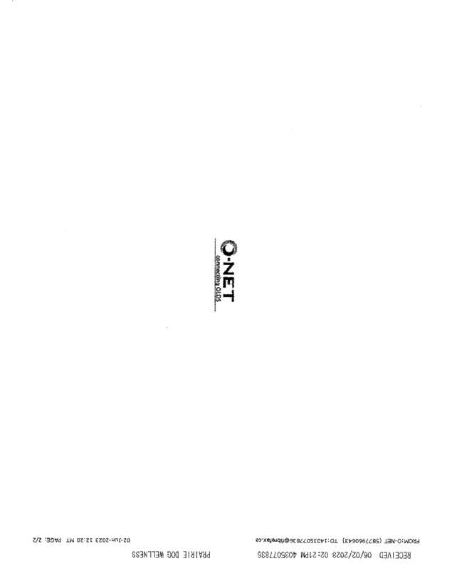 Fax page