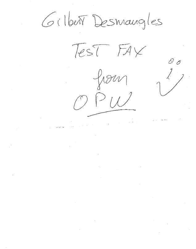 Fax page
