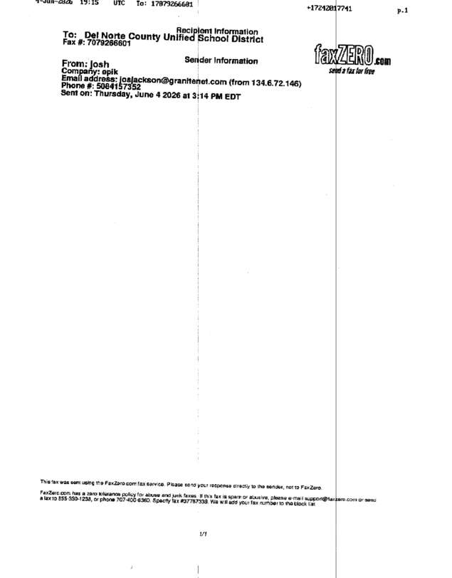 fax page