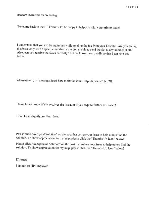 fax page