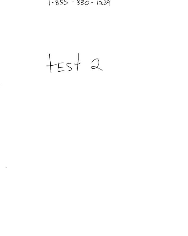 Fax page