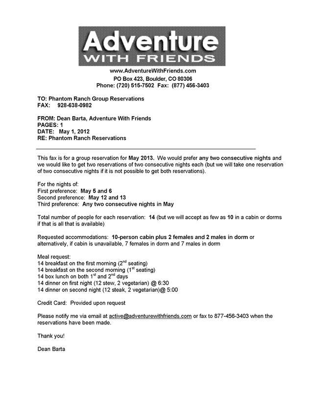 Fax page