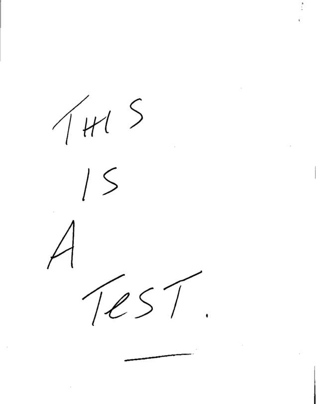 Fax page