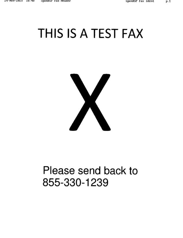 fax page