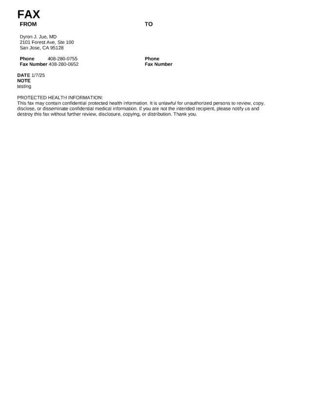 Fax page