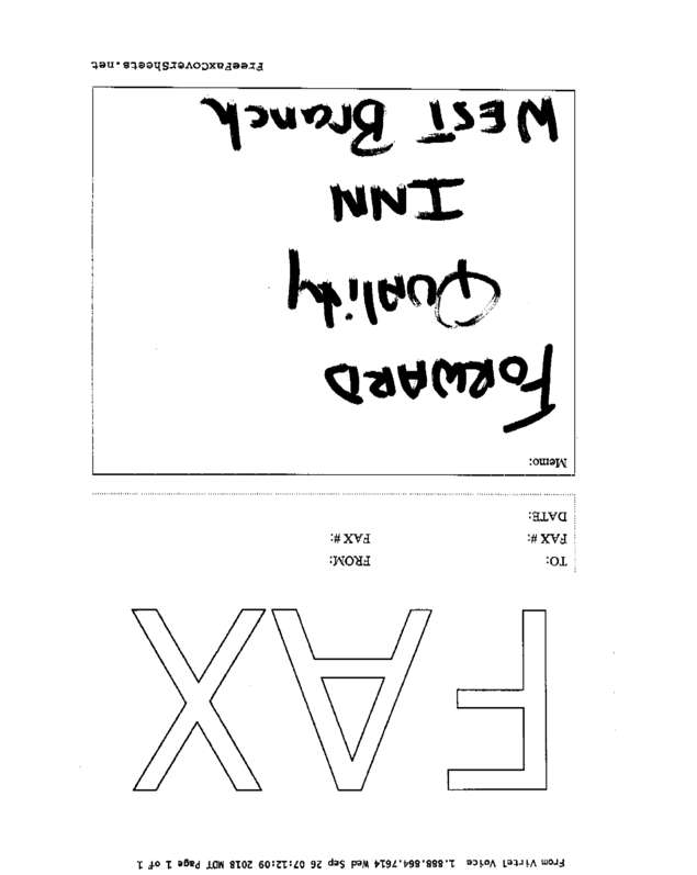 Fax page