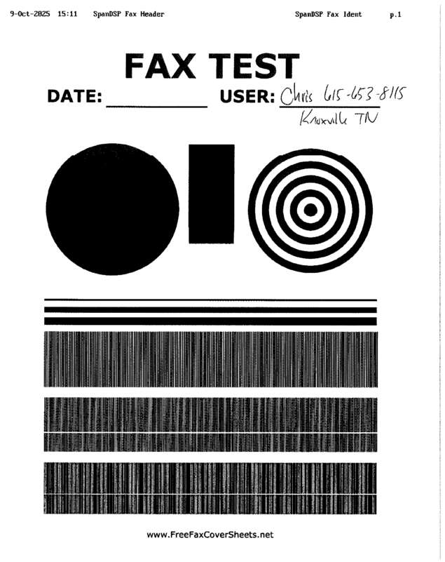 fax page
