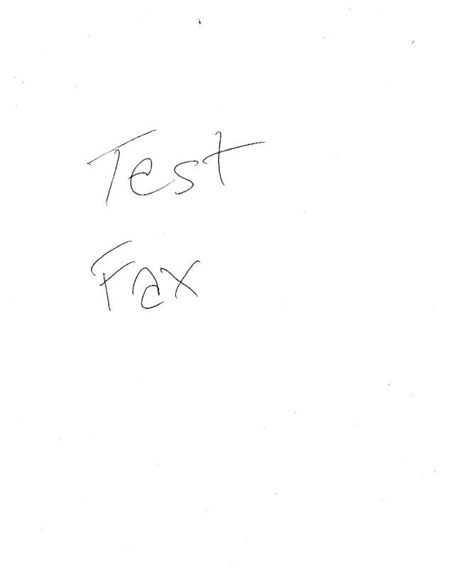 fax page