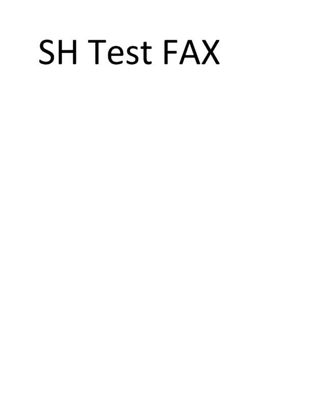 fax page