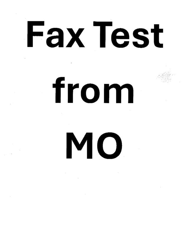 fax page