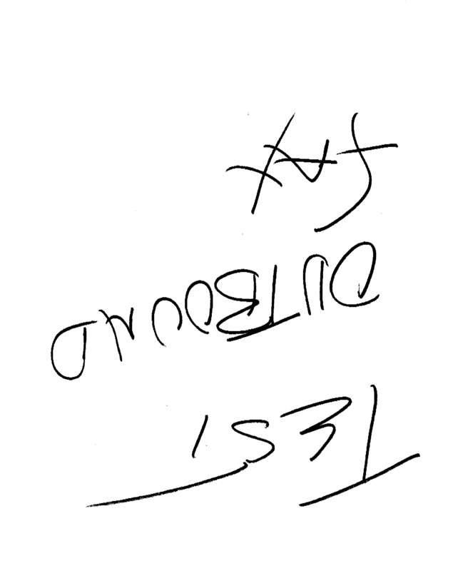Fax page