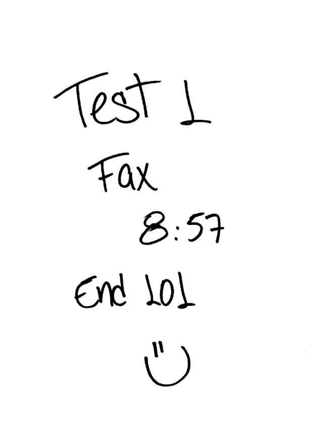 fax page