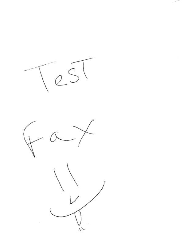 Fax page