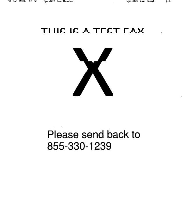 fax page