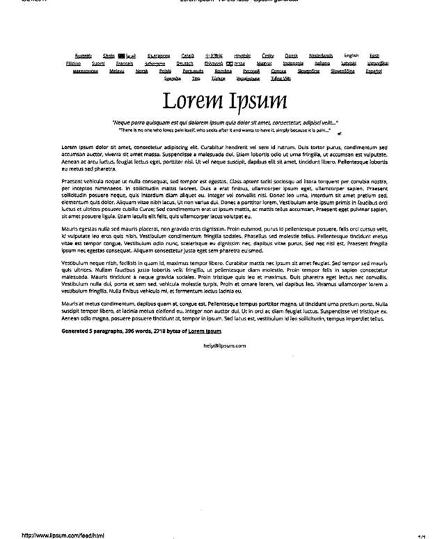 Fax page