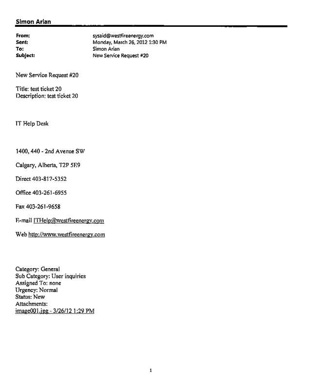 Fax page
