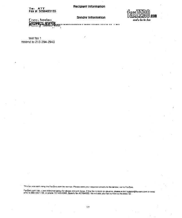 fax page