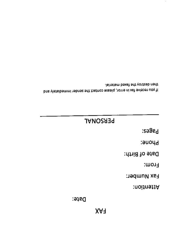 Fax page