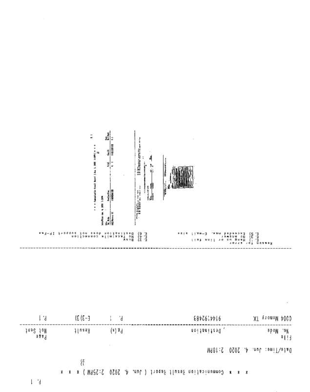 Fax page